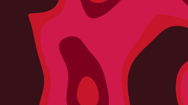 A vivid 4K motion object featuring fluid red and magenta waves blending in a deep crimson palette. The bold gradients and organic flow create a sense of warmth, passion, and intensity &mdash; perfect for dy