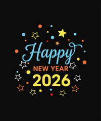 Happy New Year 2026 Celebration Design