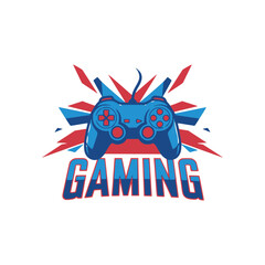 Naklejka premium Game logo vector illustration design