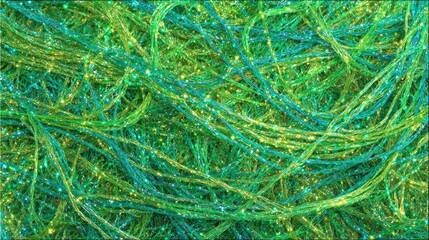 Colorful Iridescent Threads Texture