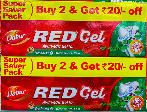 Dabur Red Toothpaste, Dabur Meswak Toothpaste, Dabur Babool Toothpaste, Dabur Herbal Toothpaste, Dabur Red Gel Toothpaste, Dabur Herb&rsquo;l Clove Toothpaste, Dabur Herb&rsquo;l Charcoal Toothpaste.