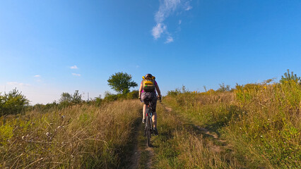 Cycling Adventure in the Countryside with a Road Bike