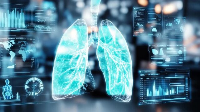 Innovative 3D model of human lungs showcases intricate anatomy and function