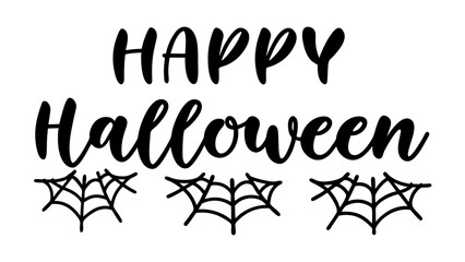 Happy Halloween Text Vector
