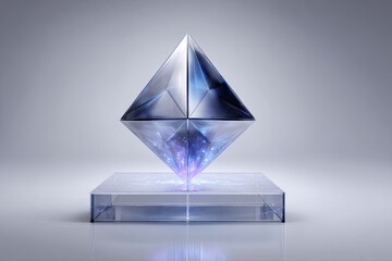 Abstract Diamond Crystal Display