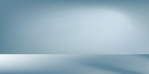 Minimalistic simple background for product presentation. Shadow and light on blue wall. eps 10