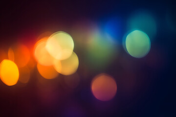 Sparkling Night Abstract Background