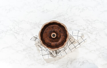 From Pan to Rack - Perfect Chocolate Bundt Cake