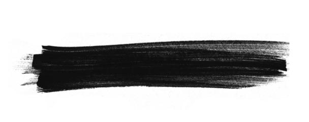 ink brush strokes isolated on transparent background minimalist texture k resolution .