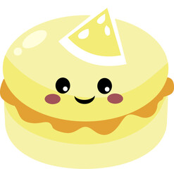 Lemon Macaroon with Honey Filling