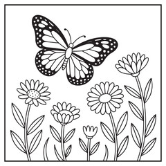 Beautiful Garden Coloring Pages