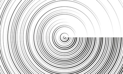 Concentric Circles Illustration Background