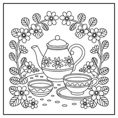 Beautiful Garden Coloring Pages