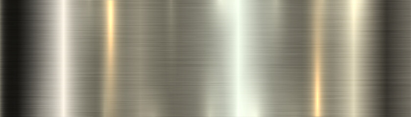 chrome color foil texture background. silver color gradient. vector golden, copper, brass and metal template.