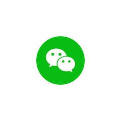 Green Communication Bubble Icon Speech, Chat, and Connectivity Symbol