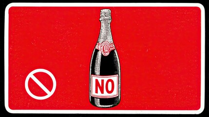Prohibited Alcohol Sign. Prohibited Alcohol Sign.