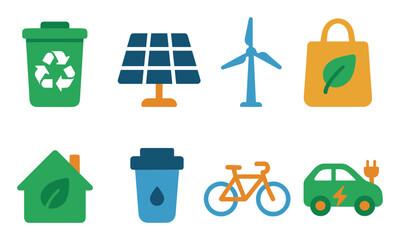 Ecology Protection Icons