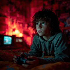 The boy became addicted to video games