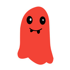 colorful ghost vector