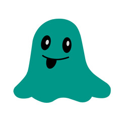 colorful ghost vector