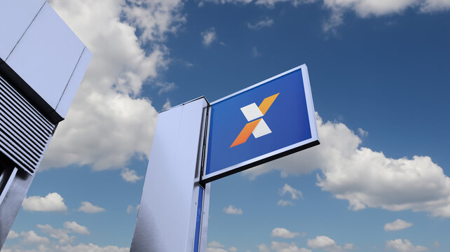 Gravataí, Rio Grande do Sul, Brasil - September 24 2025 - Caixa economica bank and insurance company of brazil CXSE3 stock sign facade