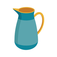 jug of milk isolated