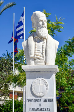 B&uuml;ste von Grigorios Dikeos in Kalamata, Griechenland