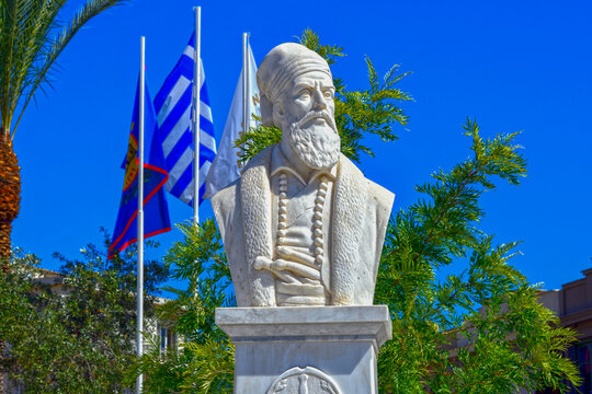 B&uuml;ste von Grigorios Dikeos in Kalamata, Griechenland