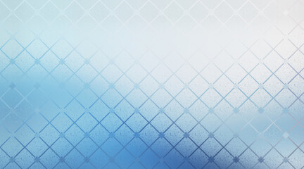 Light Blue Gradient Diamond Pattern with Speckled Texture Abstract Background