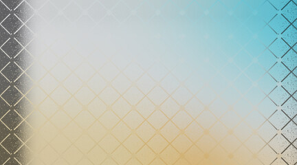 Naklejka premium Subtle Diamond Pattern with Gradient Background in Blue, Beige, and Black Hues