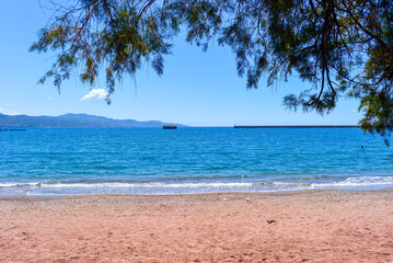 Stadtstrand von Kalamata, Griechenland	