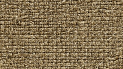 Seamless Symmetrical Woven Jute Texture: Natural Earthy Tone with Rough Tactile Feel