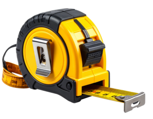 Heavy-Duty Retractable Tape Measure (25 ft.) - Locking Measuring Tool for Construction, Carpentry, and DIY

