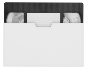 old videotape with a cover