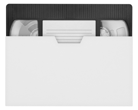 old videotape with a cover