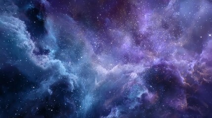 Fototapeta premium Blue Purple Energy Spark Abstract Background