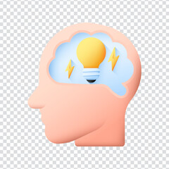 Creativity Lightbulb Icon Design