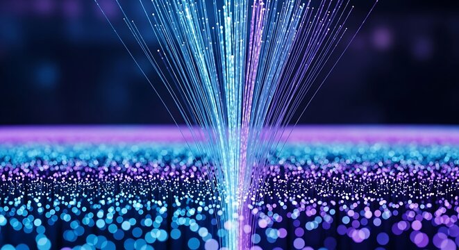 Abstract Data Stream - A Focused Visualization of Technology.
