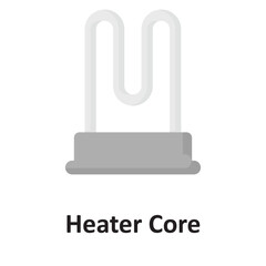 Heater core Vector icon which can easily modify or edit