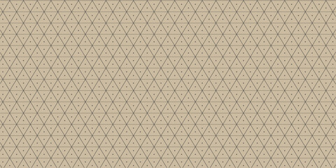 Brown triangle pattern seamless on gray background for print on fabric and more.
