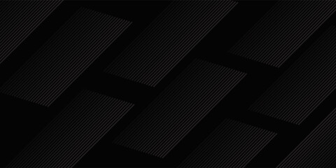  black geometric abstract background overlap layer on dark space with diagonal lines decoration. Modern graphic design element striped style for banner, © ach