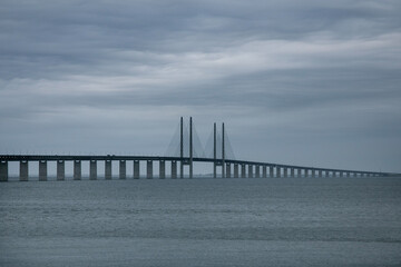 Øresund Bridge connects the two metropolitan areas of the Øresund Region: the Danish capital, Copenhagen, and the Swedish city of Malmö.