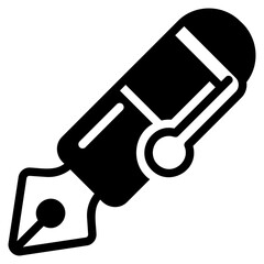 Fountain Pen black icon