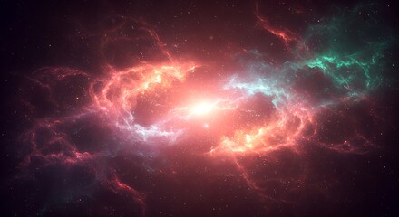 Deep Space Nebula Glow