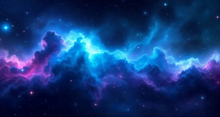 Fototapeta premium Deep Space Nebula Glow