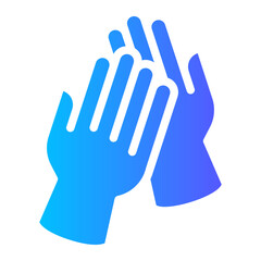 gloves gradient icon