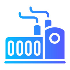 factory gradient icon