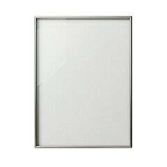  acrylic frame with thin metal isolated on transparent White background png