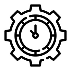 worktime line icon