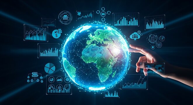 Innovative Global Data Ecosystem Human Interaction with Earth's Digital Network and Analytics